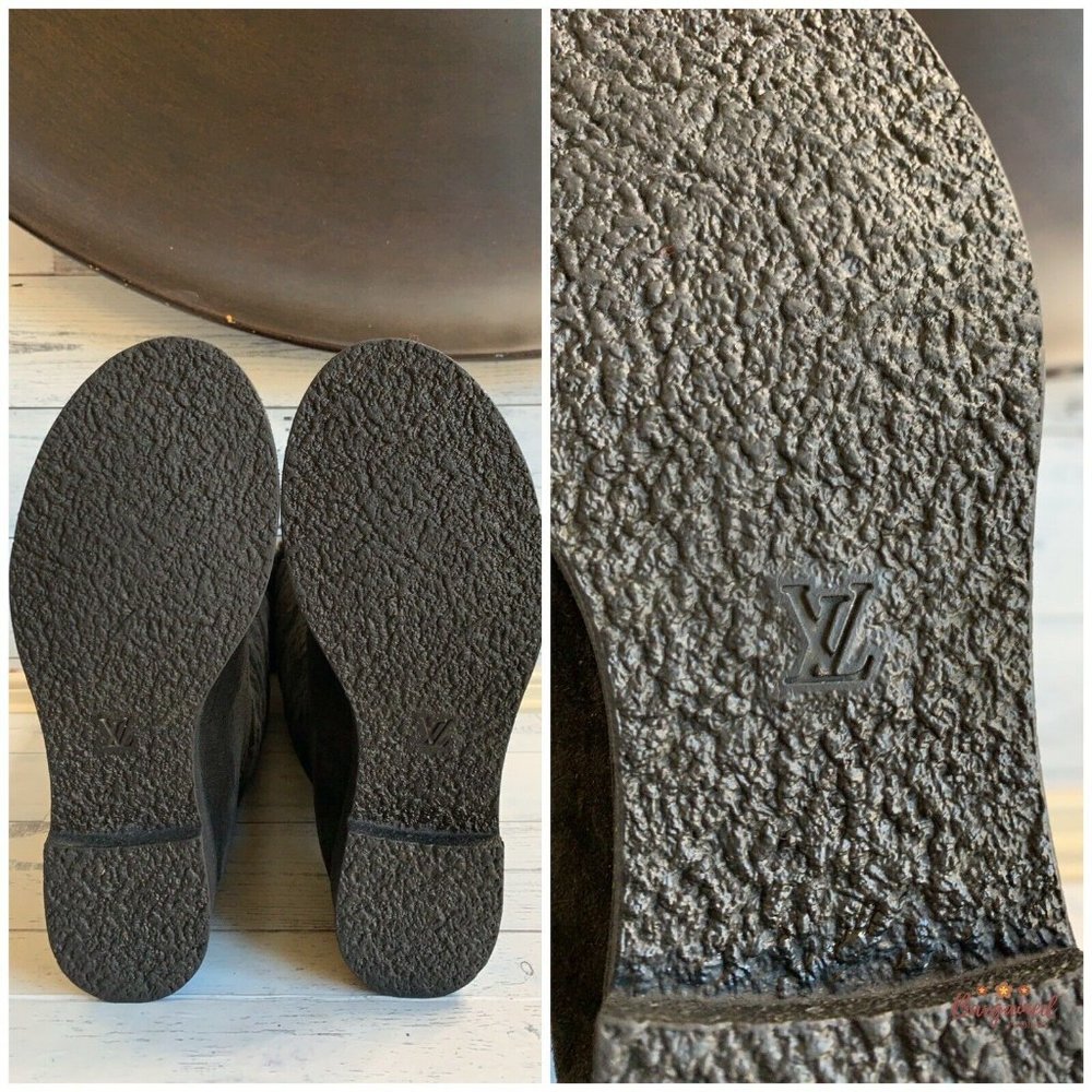 🛑SOLD🛑Authentic LOUIS VUITTON Monogram Suede - Picture 9 of 13